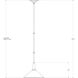 Manuscript 1 Light 13 inch Mole Black Pendant Ceiling Light, Medium
